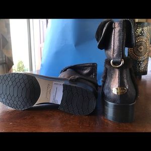 Jimmy Choo brown suede shoes.